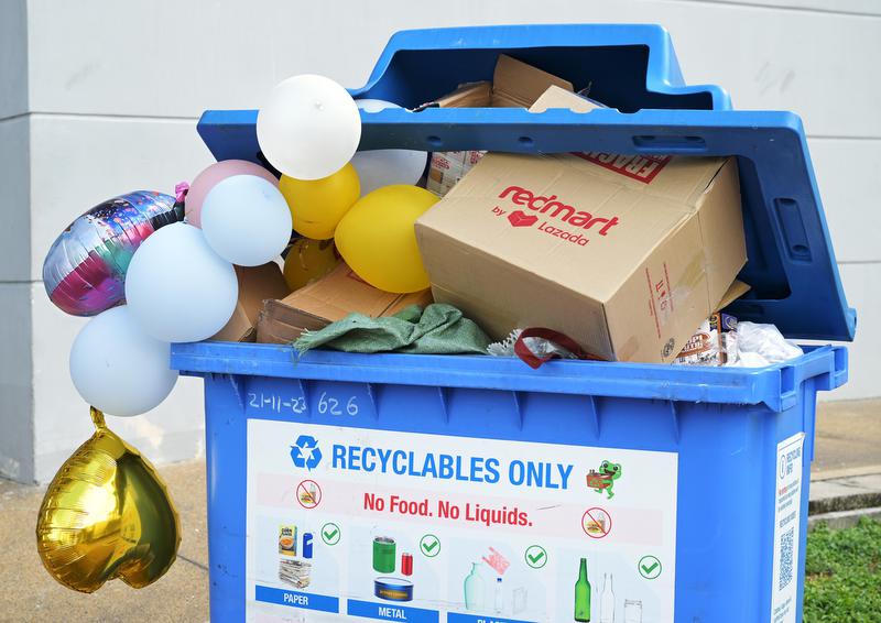 Contamination of recyclables
